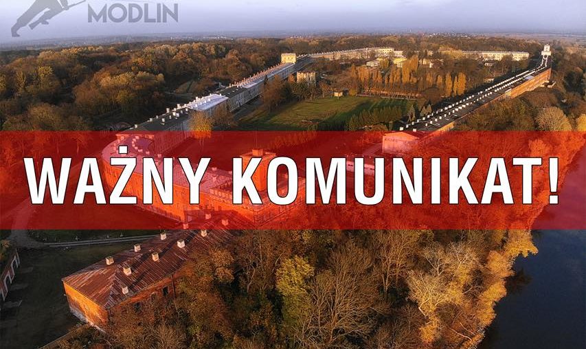 Garnizon Modlin nieczynny do 29 marca