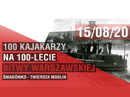 100 kajakarzy na 100-lecie Bitwy Warszawskiej