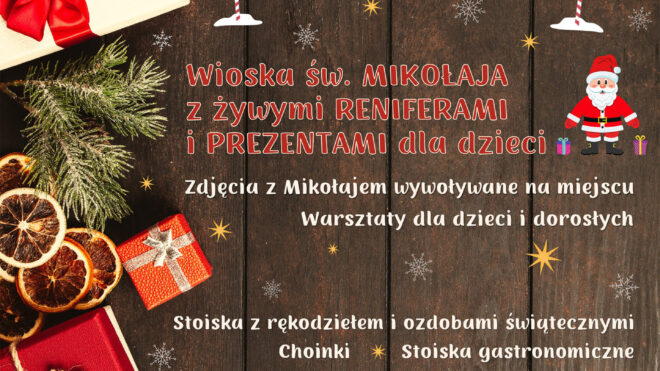 Wigilia Miejska i Jarmark Świąteczny w Zakroczymiu