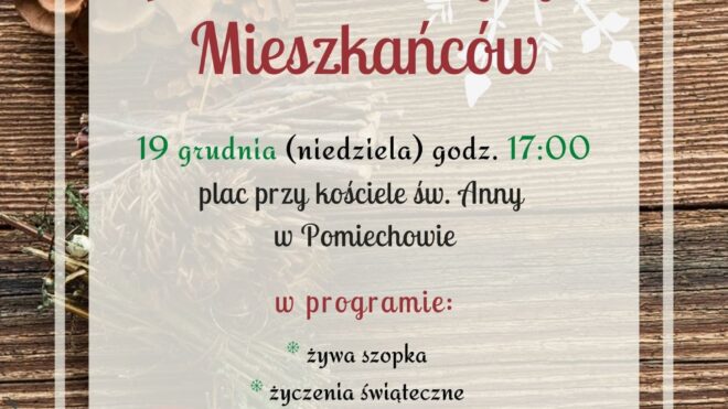 Spotkanie Wigilijne Mieszkańców