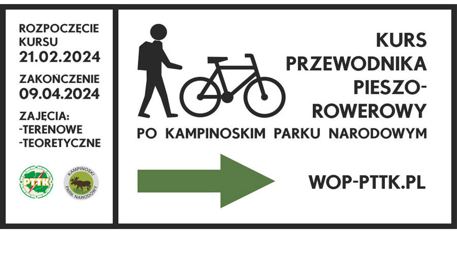 Kurs przewodnika turystyki pieszo-rowerowej po KPN