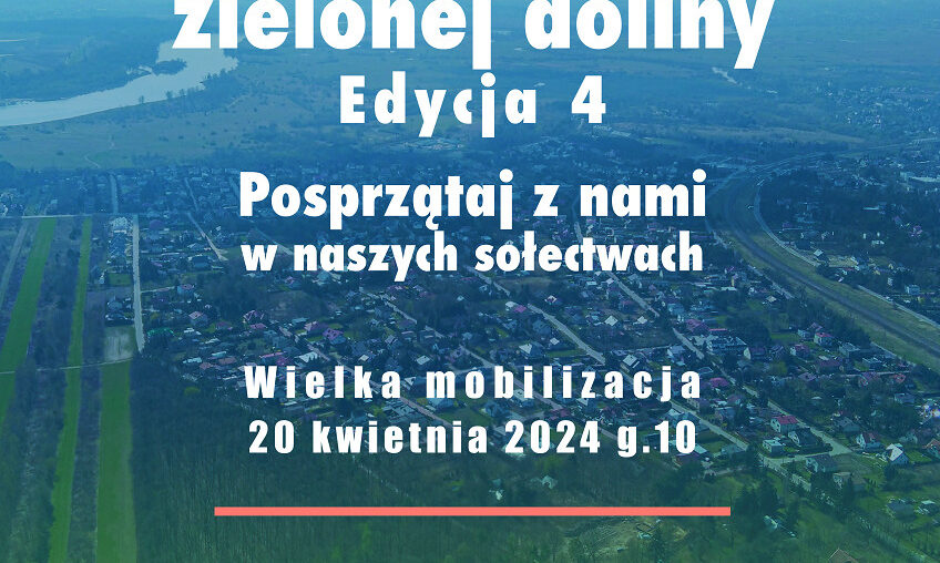 Dzień Zielonej Doliny – posprzątajmy w naszych sołectwach!