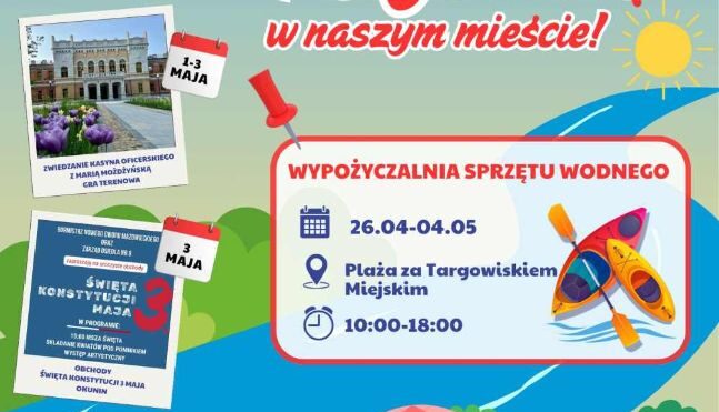 Majówka w Nowym Dworze Mazowieckim